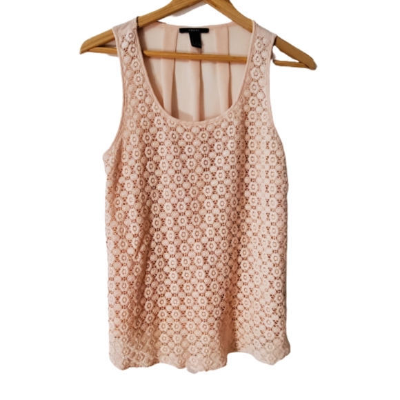 FOREVER 21 Sleeveless Top Crochet Size S - Picture 1 of 8